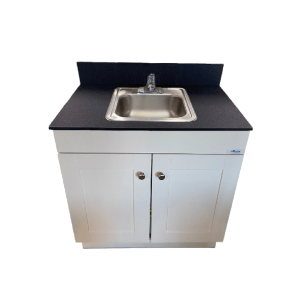 Self Contained Single 6" Deep Basin Portable Sink (POR - PSW - 007M - M) - SchoolOutlet