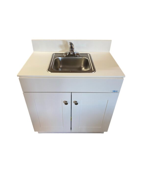 Self Contained Single 6" Deep Basin Portable Sink (POR - PSW - 007M - M) - SchoolOutlet