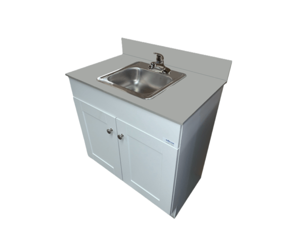 Self Contained Single 6" Deep Basin Portable Sink (POR - PSW - 007M - M) - SchoolOutlet