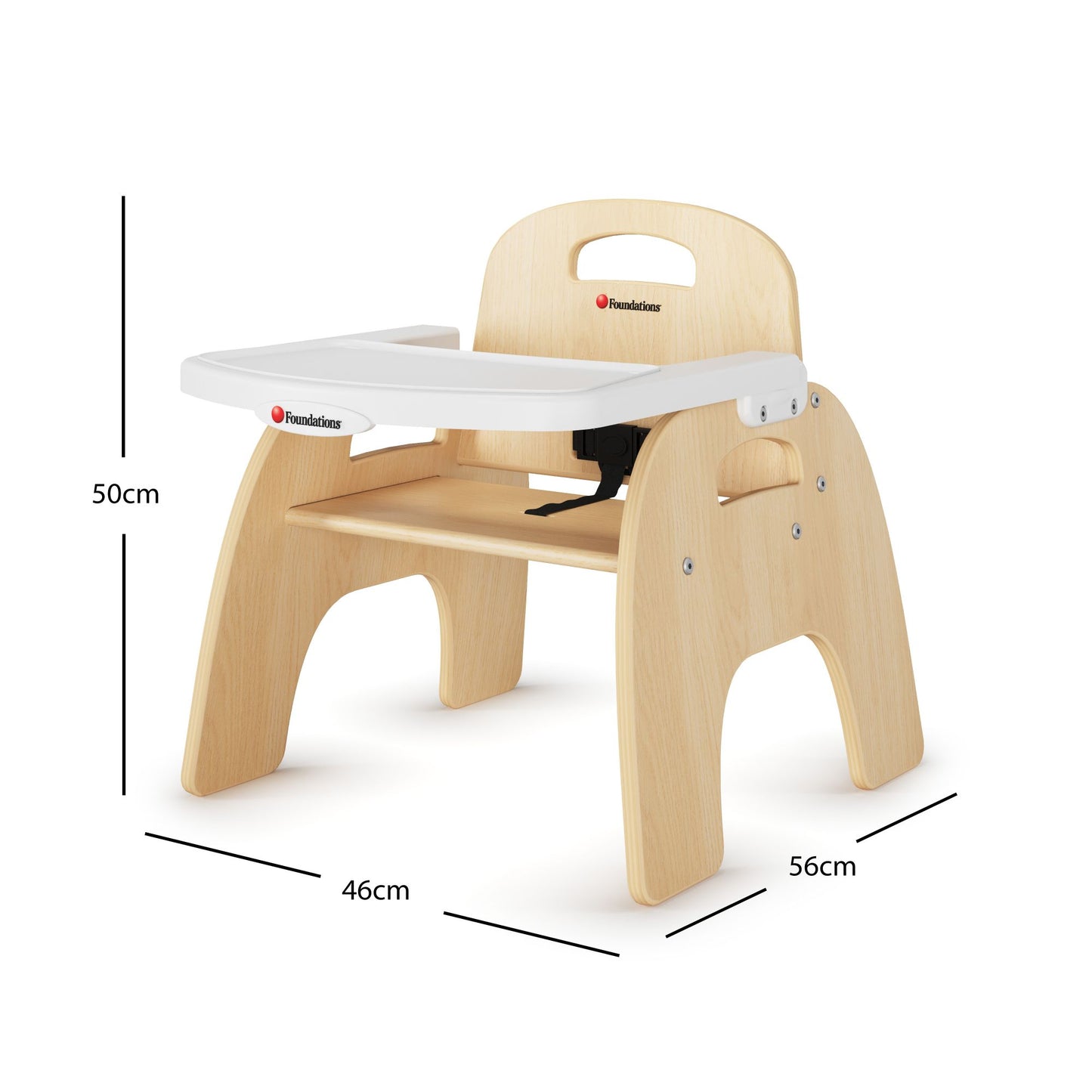 Foundations - Easy Serve Ultra-Efficient Feeding Chair 9" Seat Height- Pack of 2 (FOU-4729047)