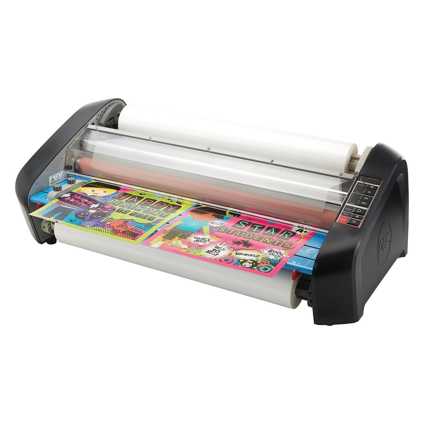 GBC HeatSeal Pinnacle 27 EZ Load Thermal Roll Laminator, 27" Width, 8-10 Min Warm-Up (1701720EZA) - SchoolOutlet