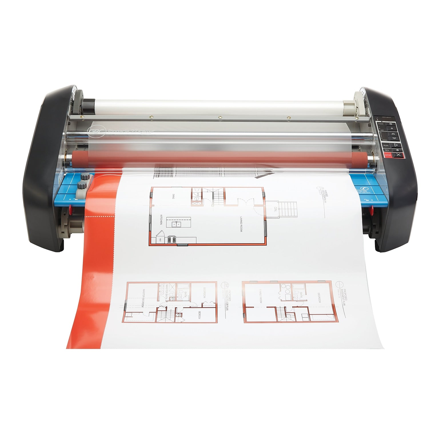 GBC HeatSeal Pinnacle 27 EZ Load Thermal Roll Laminator, 27" Width, 8-10 Min Warm-Up (1701720EZA) - SchoolOutlet