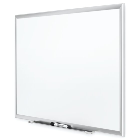 Quartet Classic DuraMax Magnetic Whiteboard, 72" x 48", Silver Aluminum Frame (2547) - SchoolOutlet