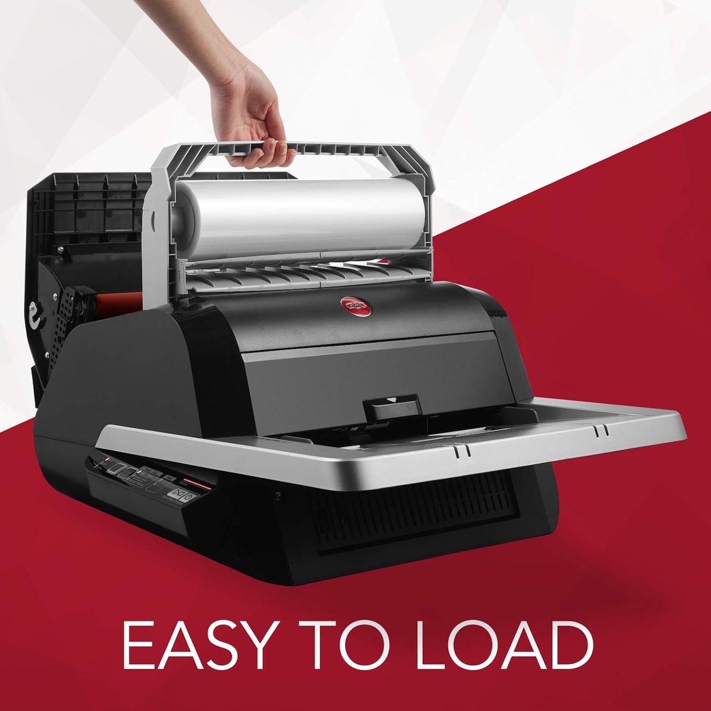 GBC Foton 30 Heat Lamination 11" max width Automated Pouch-Free Laminator, Starter Film Cartridge Included, Thickness 3-5 mil (FOTON30120NA) - SchoolOutlet