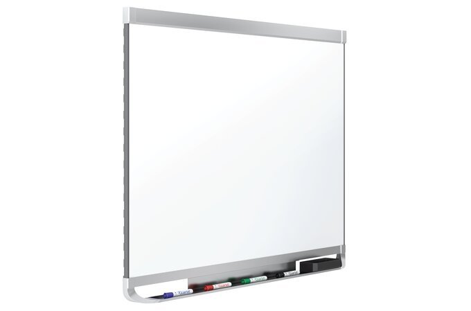Quartet Prestige 2 Duramax Porcelain Magnetic Whiteboard Aluminum Frame - 72"W x 48"H (P557XP2) - SchoolOutlet