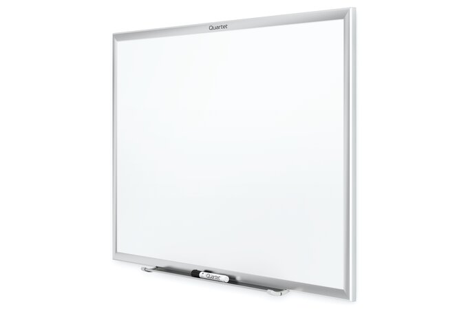 Quartet Classic Nano - Clean Magnetic Dry - Erase Board Aluminum Frame - 72"W x 48"H (SM537) - SchoolOutlet
