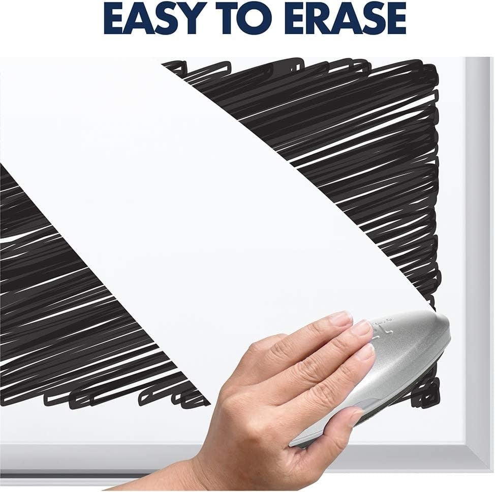 Quartet Classic Nano - Clean Magnetic Dry - Erase Board Aluminum Frame - 72"W x 48"H (SM537) - SchoolOutlet