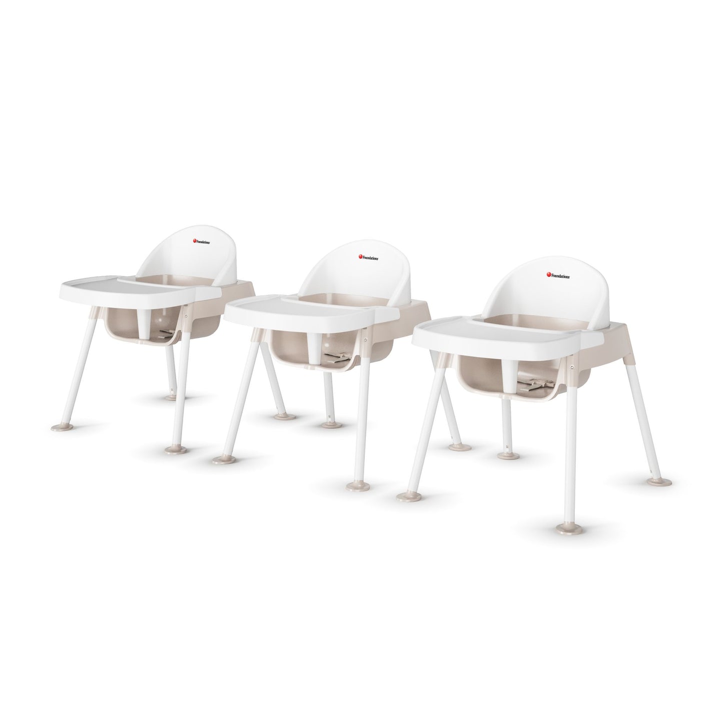 Foundations - Secure Sitter Tip & Slip Proof Feeding Chair, 11" Seat Height - Pack of 3 (FOU-4631247)