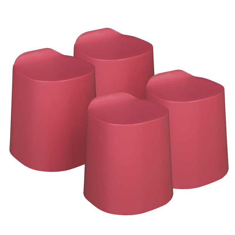 Regency Dott Plastic Stackable Stool (Pack of 4) - SchoolOutlet