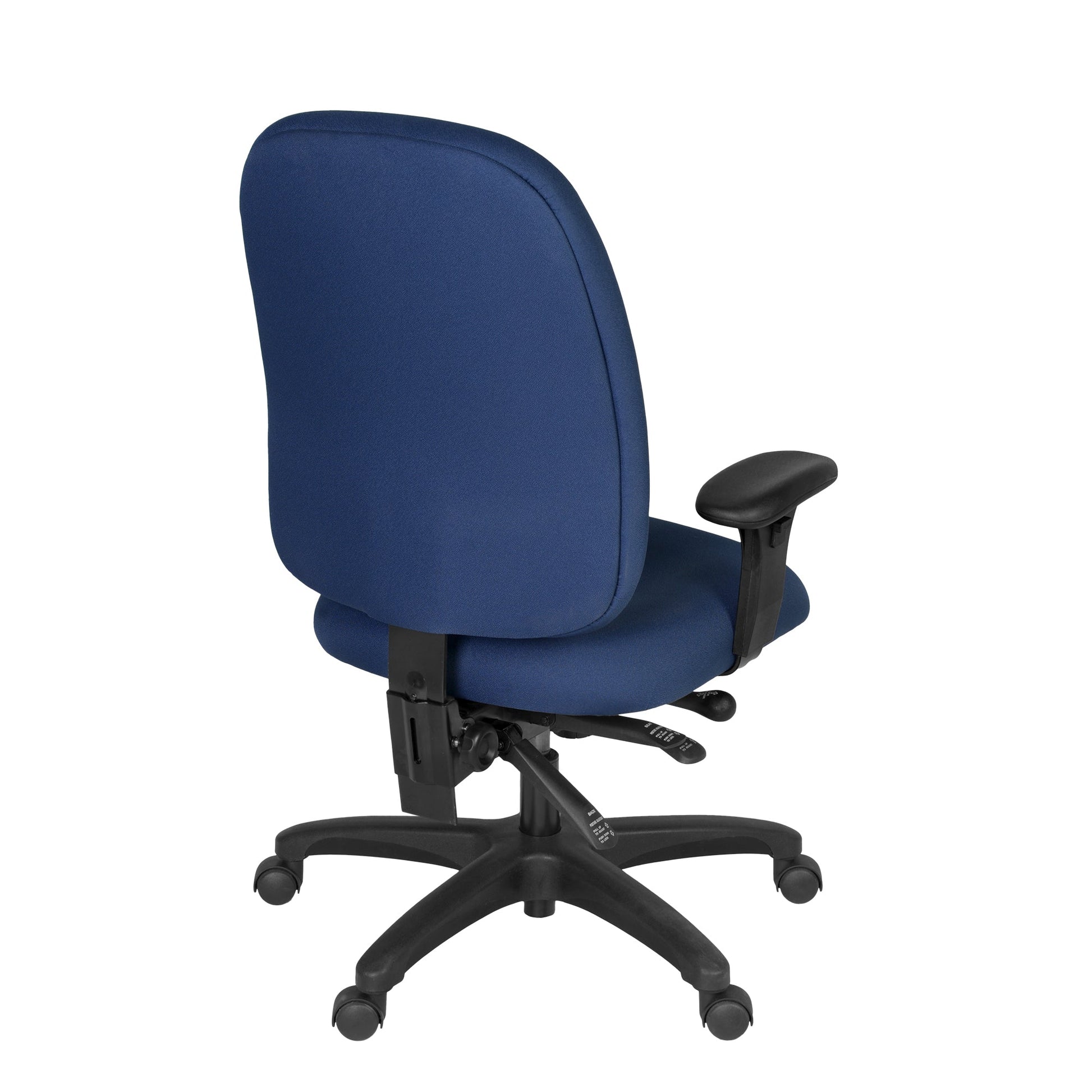 Regency Comfort Series High - Back Multifunctional Fabric Computer Task Chair with Adjustable Arms (125) - SchoolOutlet