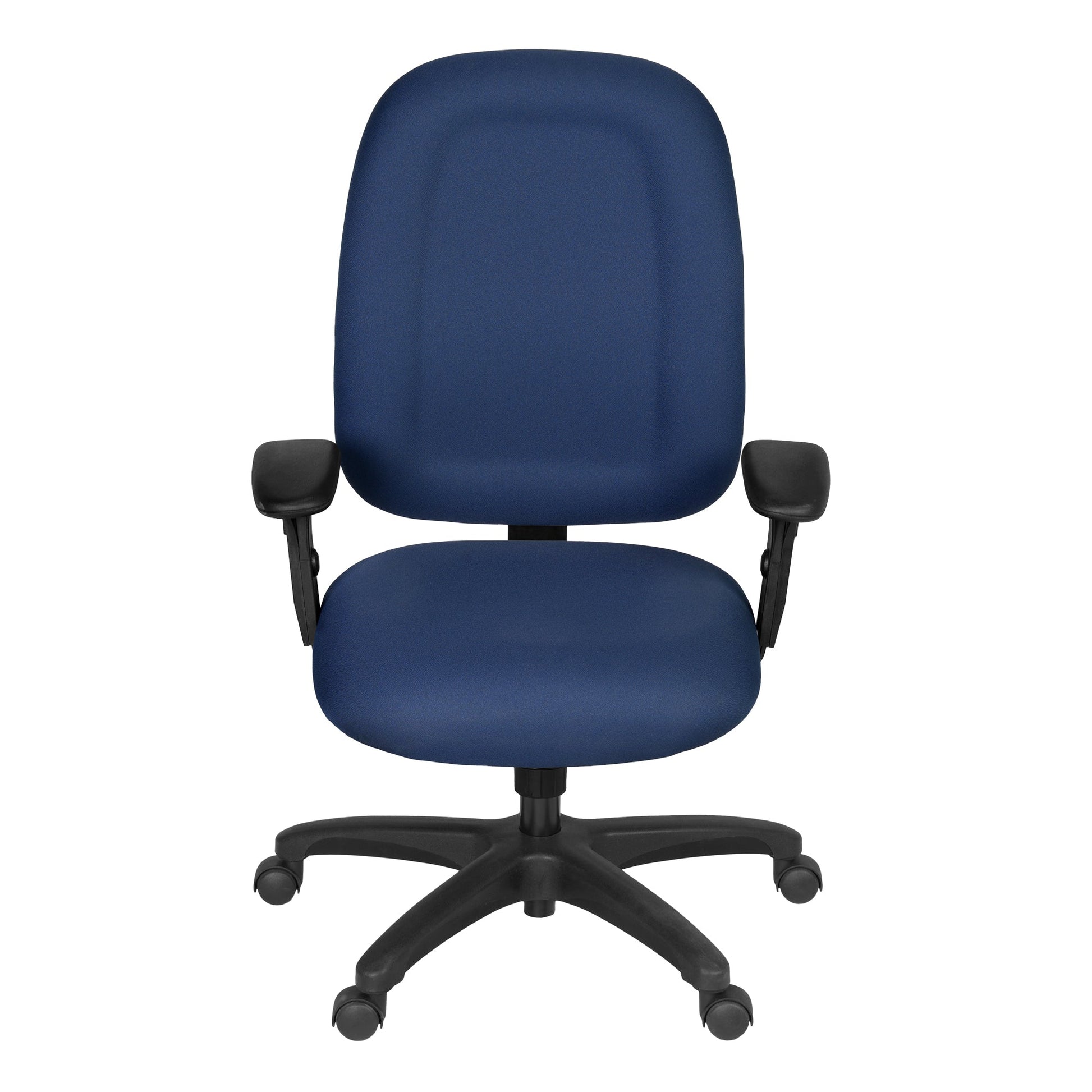Regency Comfort Series High - Back Multifunctional Fabric Computer Task Chair with Adjustable Arms (125) - SchoolOutlet