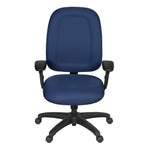 Regency Comfort Series High - Back Multifunctional Fabric Computer Task Chair with Adjustable Arms (125) - SchoolOutlet