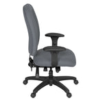Regency Comfort Series High - Back Multifunctional Fabric Computer Task Chair with Adjustable Arms (125) - SchoolOutlet