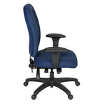Regency Comfort Series High - Back Multifunctional Fabric Computer Task Chair with Adjustable Arms (125) - SchoolOutlet