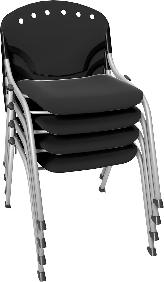 Regency Rico Classroom Training Stack Chair Armless - 4 Pack - (REG - 305 - 4PK) - SchoolOutlet