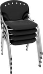 Regency Rico Classroom Training Stack Chair Armless - 4 Pack - (REG - 305 - 4PK) - SchoolOutlet