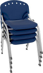 Regency Rico Classroom Training Stack Chair Armless - 4 Pack - (REG - 305 - 4PK) - SchoolOutlet