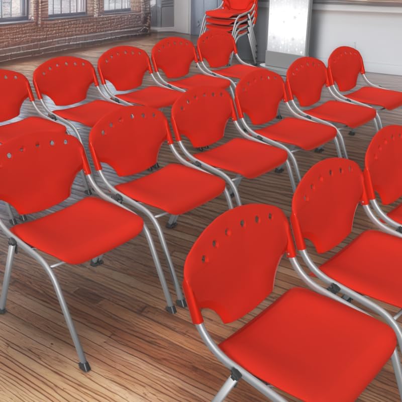 Regency Rico Classroom Training Stack Chair Armless - 11 Pack - (REG - 305 - 11PK) - SchoolOutlet