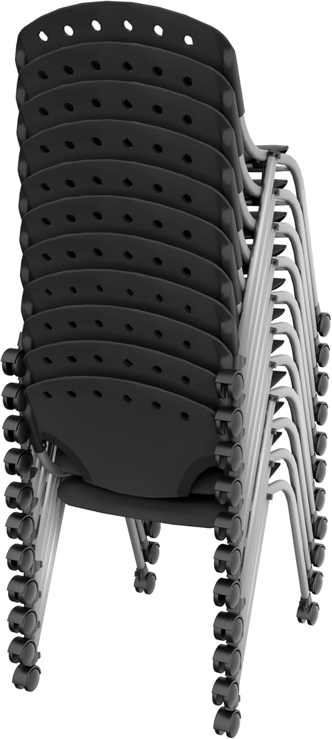 Regency Rico Classroom Training Stack Chair Armless - 11 Pack - (REG - 305 - 11PK) - SchoolOutlet