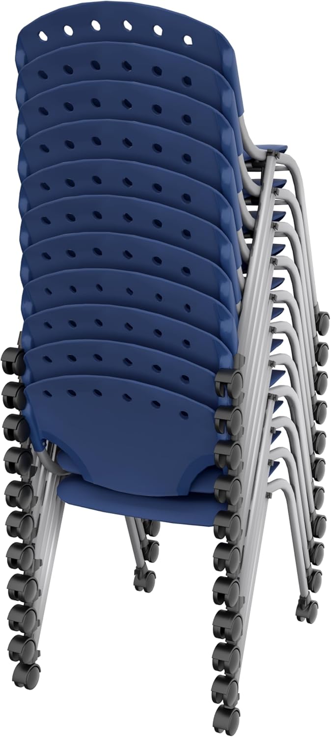 Regency Rico Classroom Training Stack Chair Armless - 11 Pack - (REG - 305 - 11PK) - SchoolOutlet