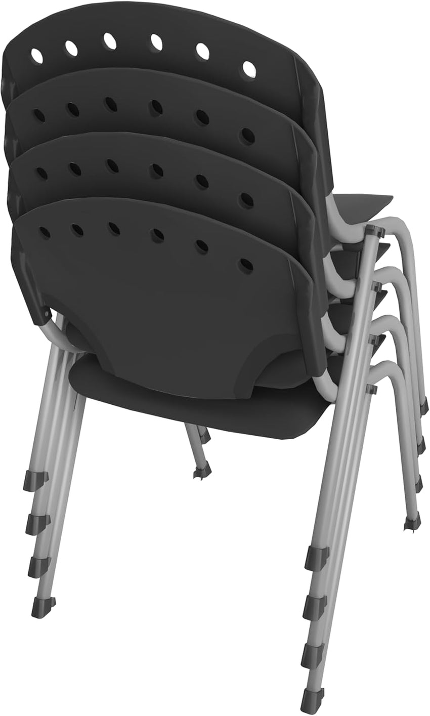 Regency Rico Classroom Training Stack Chair Armless - 4 Pack - (REG - 305 - 4PK) - SchoolOutlet