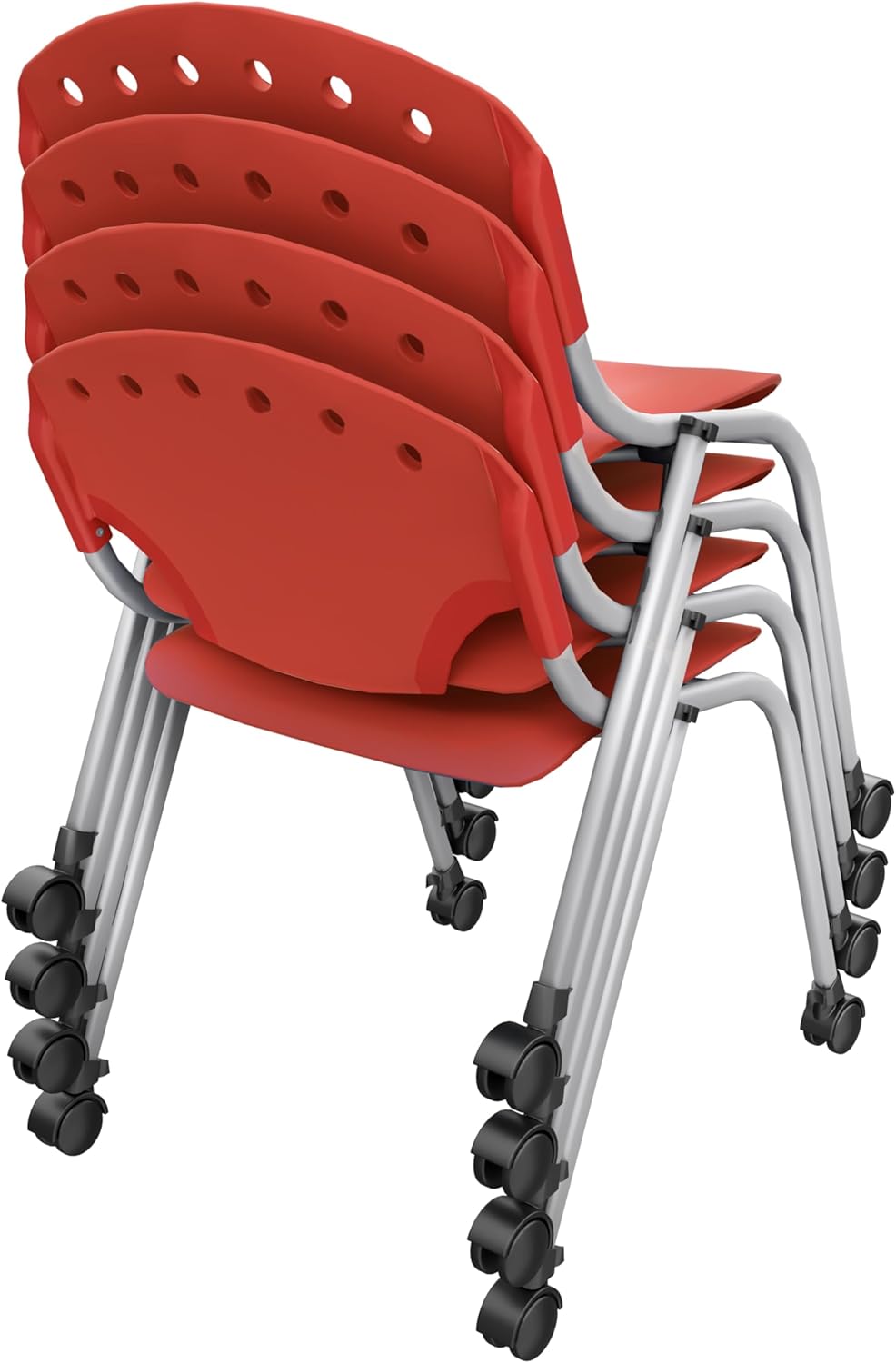 Regency Rico Classroom Training Stack Chair Armless - 4 Pack - (REG - 305 - 4PK) - SchoolOutlet