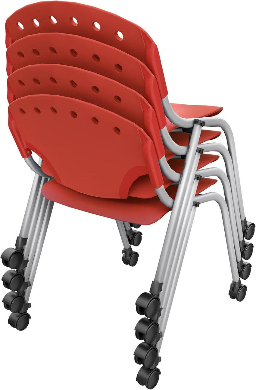 Regency Rico Classroom Training Stack Chair Armless - 4 Pack - (REG - 305 - 4PK) - SchoolOutlet
