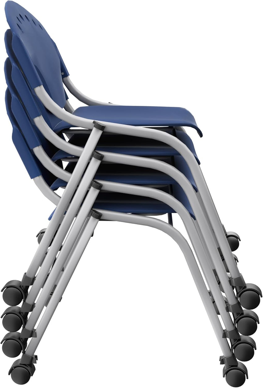 Regency Rico Classroom Training Stack Chair Armless - 4 Pack - (REG - 305 - 4PK) - SchoolOutlet