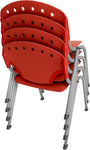 Regency Rico Classroom Training Stack Chair Armless - 4 Pack - (REG - 305 - 4PK) - SchoolOutlet