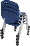 Regency Rico Classroom Training Stack Chair Armless - 4 Pack - (REG - 305 - 4PK) - SchoolOutlet