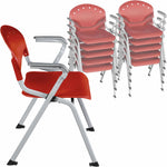Regency Rico Classroom Training Stack Chair with Arms - 11 Pack - (REG - 306 - 11PK) - SchoolOutlet