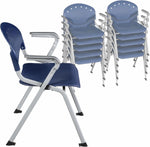 Regency Rico Classroom Training Stack Chair with Arms - 11 Pack - (REG - 306 - 11PK) - SchoolOutlet