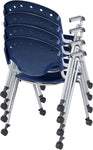 Regency Rico Classroom Training Stack Chair with Arms - 4 Pack - (REG - 306 - 4PK) - SchoolOutlet