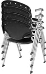Regency Rico Classroom Training Stack Chair with Arms - 4 Pack - (REG - 306 - 4PK) - SchoolOutlet
