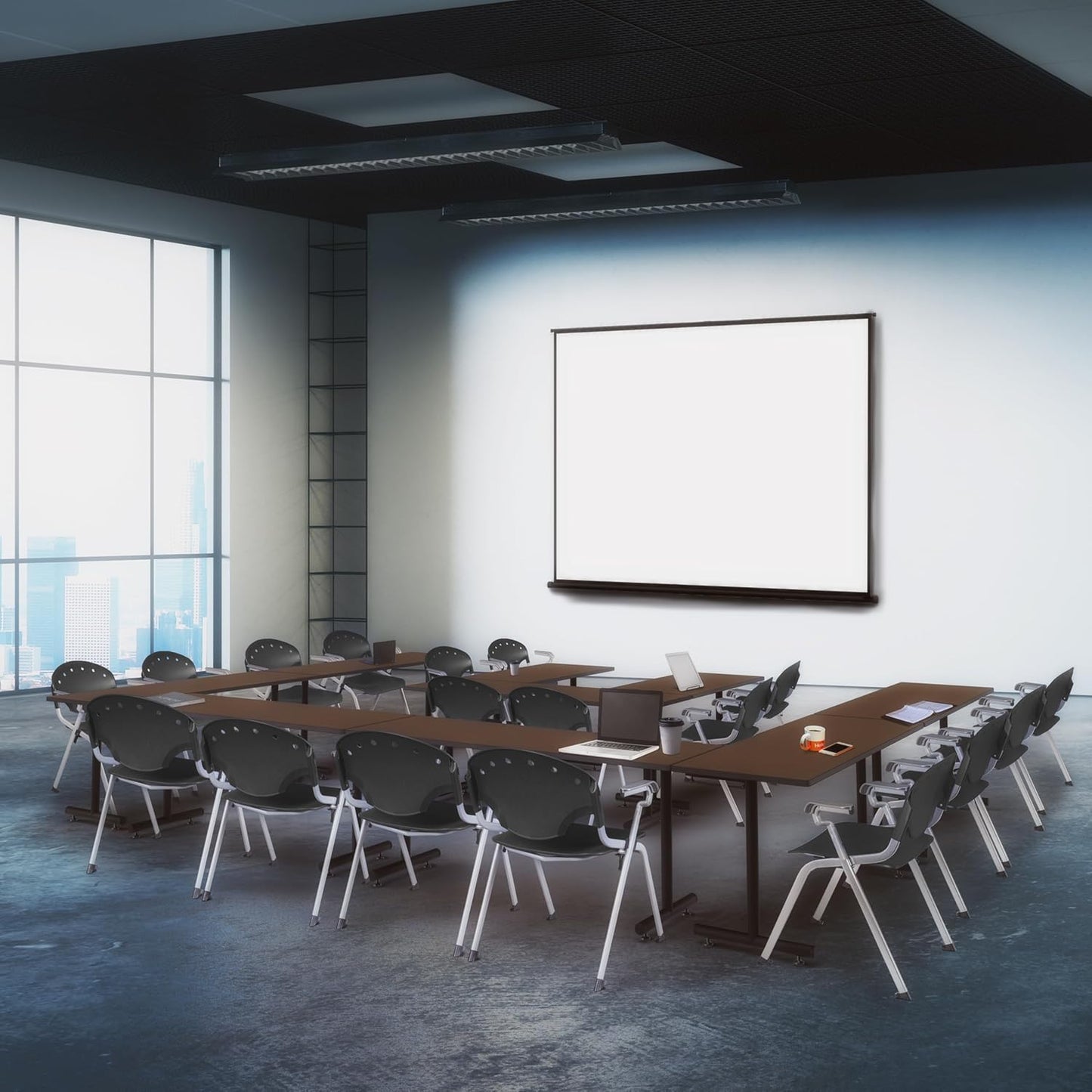 Regency Rico Classroom Training Stack Chair with Arms - 4 Pack - (REG - 306 - 4PK) - SchoolOutlet