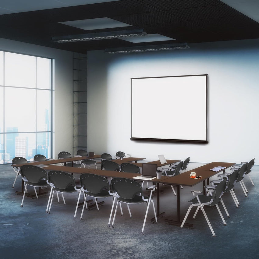 Regency Rico Classroom Training Stack Chair with Arms - 4 Pack - (REG - 306 - 4PK) - SchoolOutlet