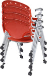 Regency Rico Classroom Training Stack Chair with Arms - 4 Pack - (REG - 306 - 4PK) - SchoolOutlet