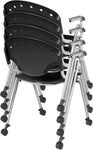 Regency Rico Classroom Training Stack Chair with Arms - 4 Pack - (REG - 306 - 4PK) - SchoolOutlet