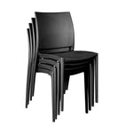 Regency Niche Terrace Plastic Indoor/Outdoor Stacking Chair (Set of 4) 17.5