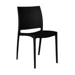 Regency Niche Terrace Plastic Indoor/Outdoor Stacking Chair (Set of 4) 17.5