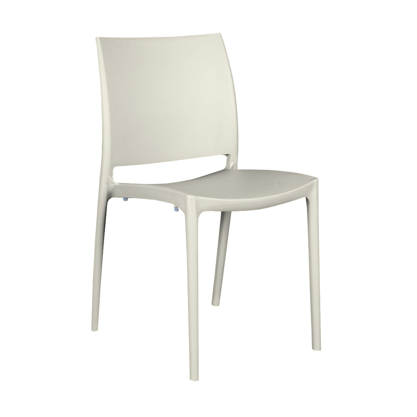 Regency Niche Terrace Plastic Indoor/Outdoor Stacking Chair 17.5"W x 20.5"D x 32"H (REG-4100XX) - SchoolOutlet