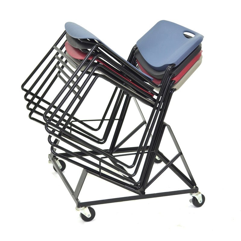 Regency Stack Chair Cart for Zeng 4400 Chairs - SchoolOutlet