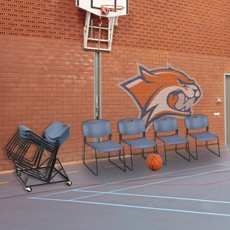 Regency Stack Chair Cart for Zeng 4400 Chairs - SchoolOutlet