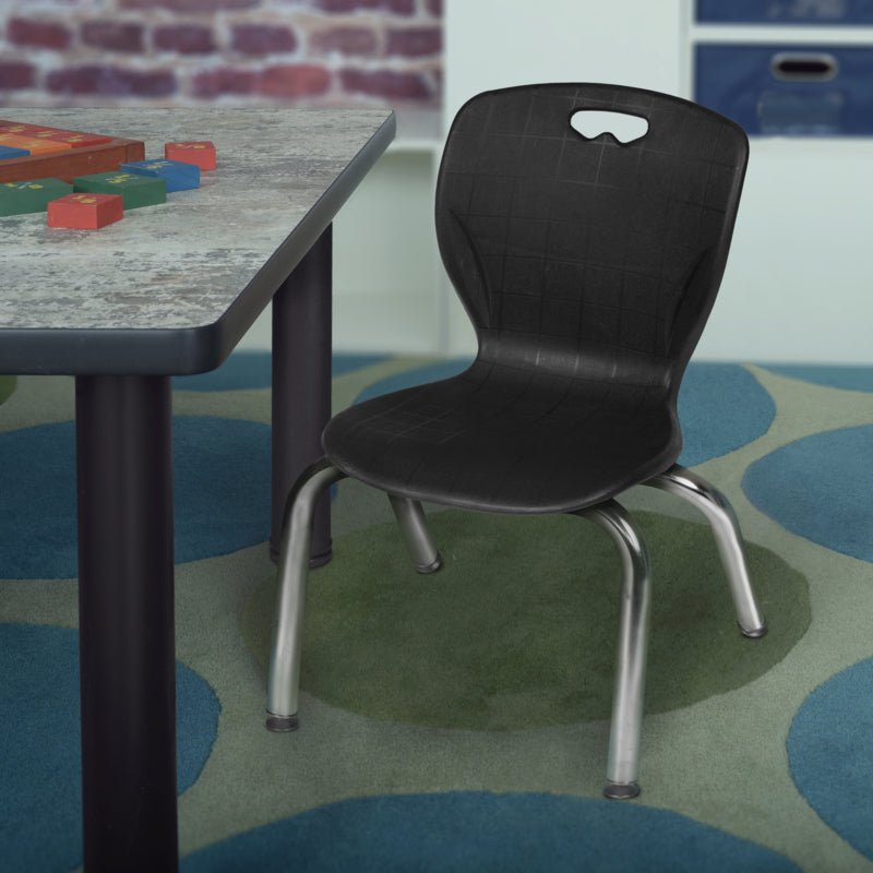 Regency Andy School Stack Chair 12" Seat Height for Preschool to Kindergarten Age Students - SchoolOutlet
