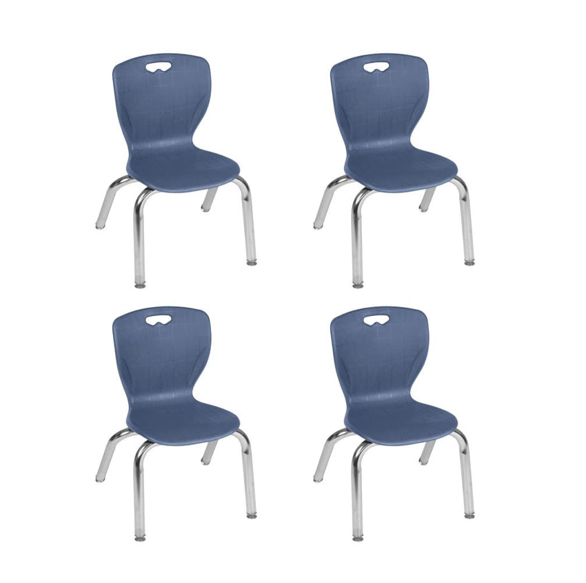 Regency Andy School Stack Chair 12" Seat Height for Preschool to Kindergarten Age Students - SchoolOutlet