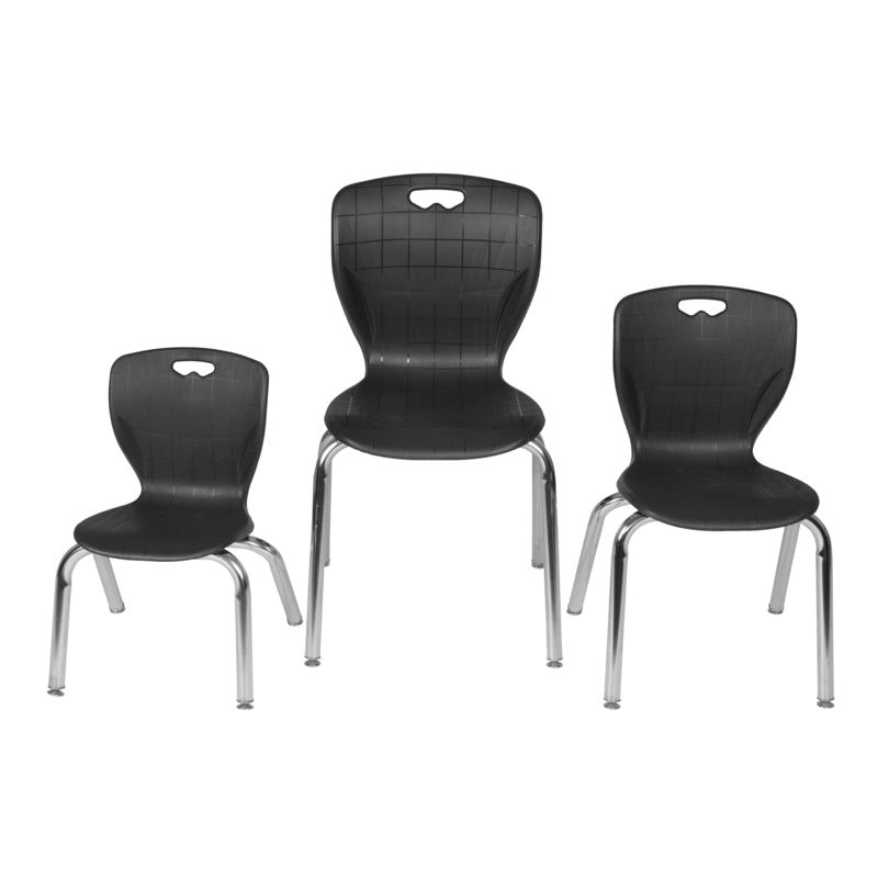 Regency Andy School Stack Chair 18" Seat Height for 5th Grade - Adult Students - SchoolOutlet