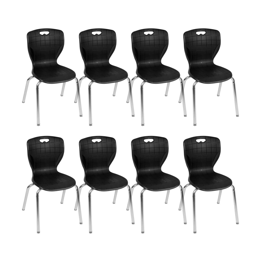 Regency Andy School Stack Chair 18" Seat Height for 5th Grade - Adult Students - SchoolOutlet