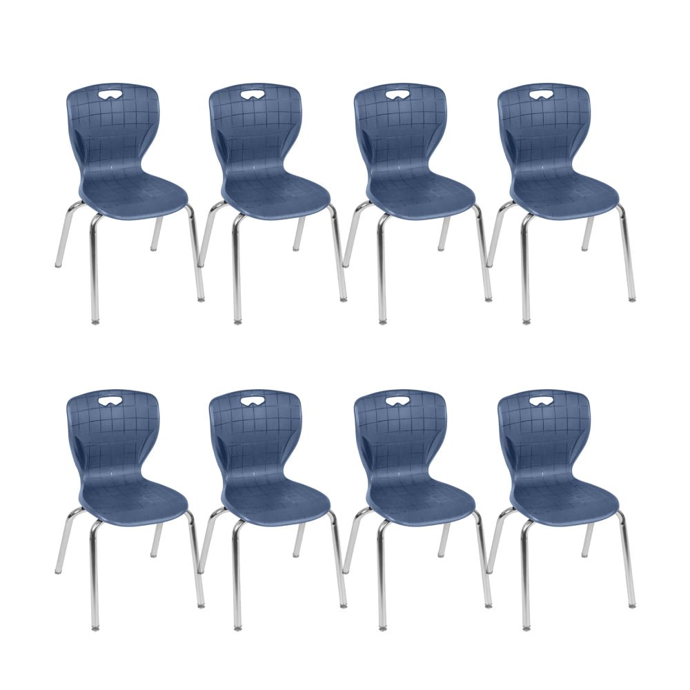 Regency Andy School Stack Chair 18" Seat Height for 5th Grade - Adult Students - SchoolOutlet