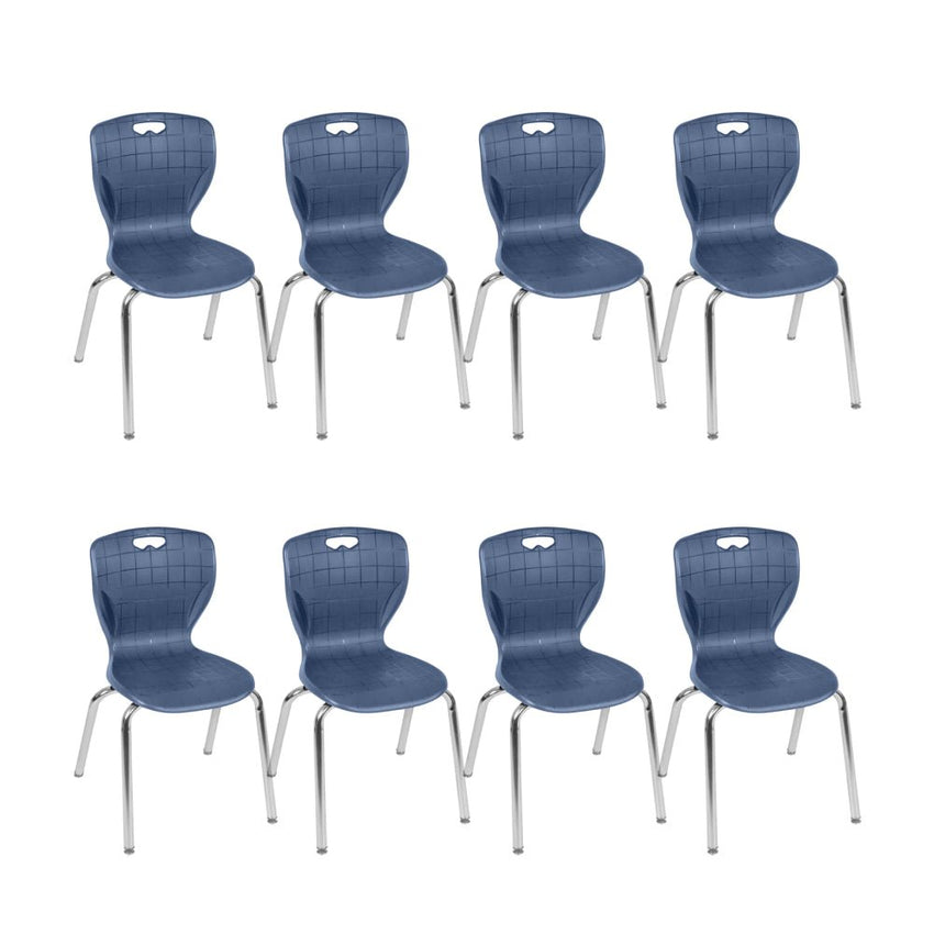 Regency Andy School Stack Chair 18" Seat Height for 5th Grade - Adult Students - SchoolOutlet
