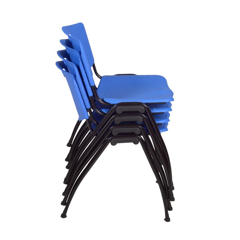 Regency M Lightweight Stackable Sturdy Breakroom Chair (Pack of 4) - SchoolOutlet